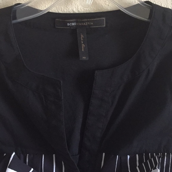 BCBGMaxAzria Sleeveless Black and White Dress - Picture 3 of 3